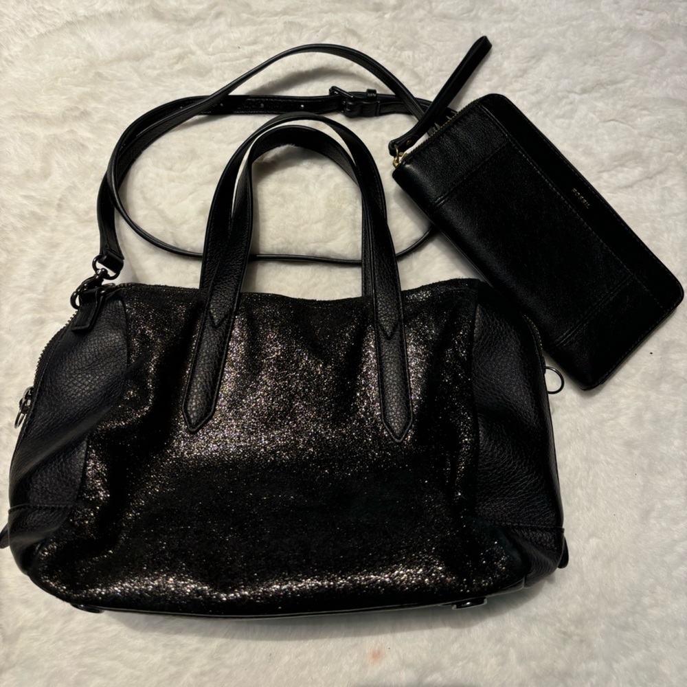 Fossil Bowler Bag And Wallet Set - image 1